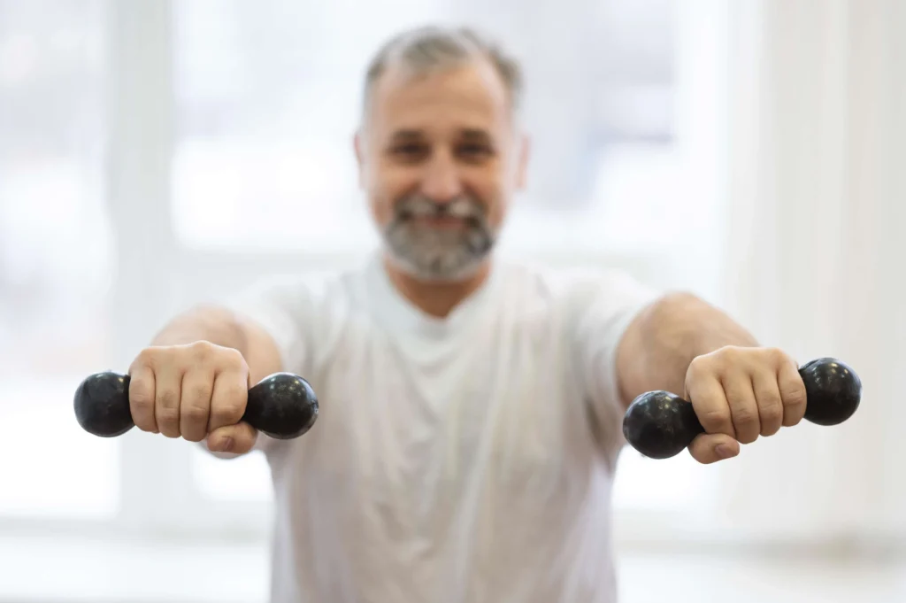 Dad strength training for longevity